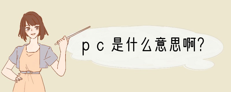 pc是什么意思啊？